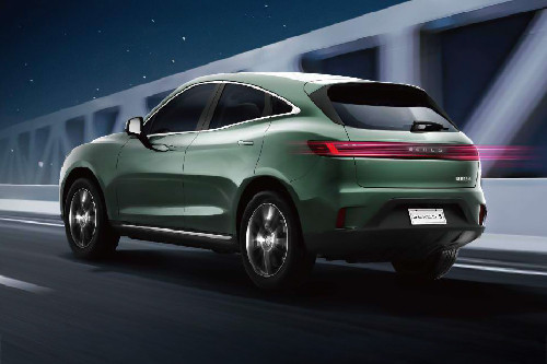 Rear Cross Side View of SERES SF EV