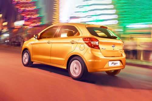 Rear Cross Side View of Ford Figo