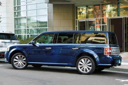 Rear Cross View of Ford Flex