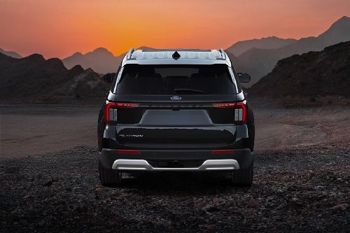 Full Rear View of Ford Explorer