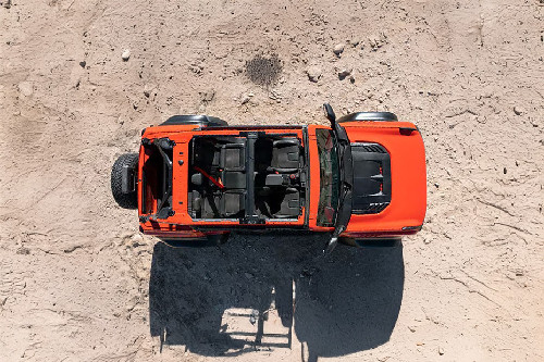 Top View of Bronco Raptor