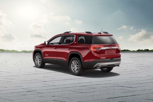 Rear Cross Side View of GMC Acadia