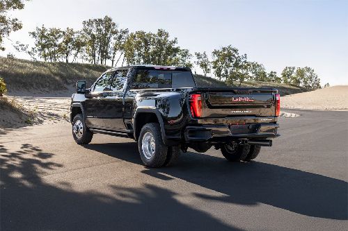 Rear Cross Side View of GMC Sierra HD