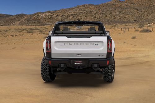 Full Rear View of GMC Hummer EV Pickup