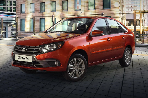 Lada Granta Liftback Front Side View