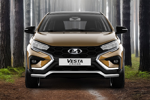 Full Front View of Vesta Cross