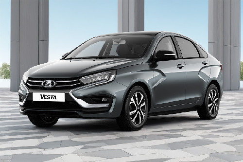 Vesta Sedan Front angle low view