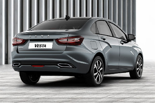 Vesta Sedan Rear angle view