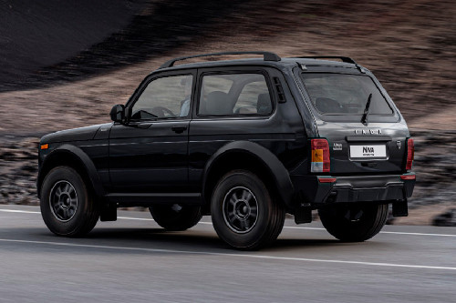 Rear Cross View of Lada Niva Bronto