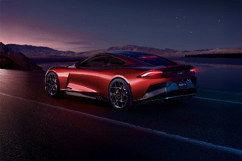 Rear Cross Side View of Karma Amaris