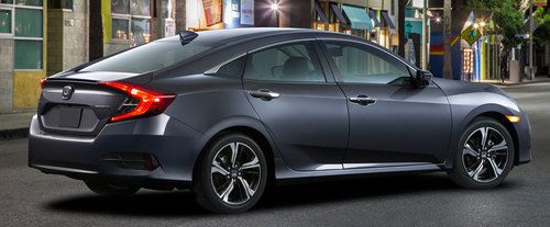 Civic (2012-2021) Rear angle view