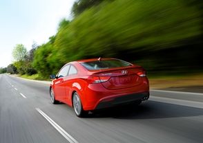 Elantra Coupe Side view