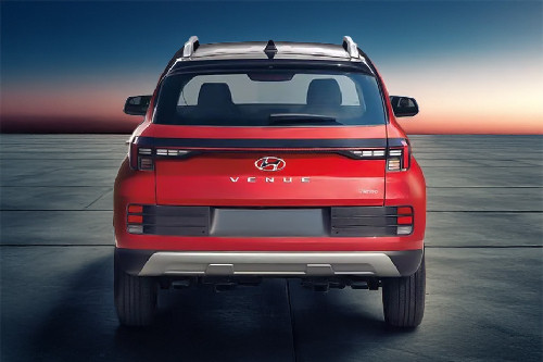 Full Rear View of Hyundai Venue