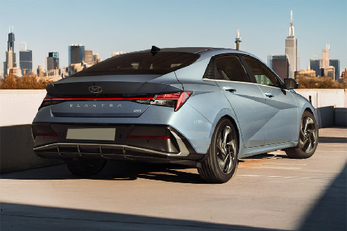 Elantra Rear angle view