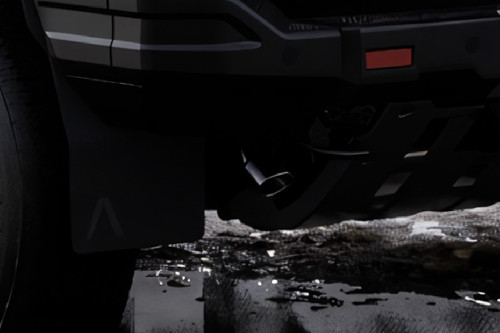 Exhaust Pipe of Ineos Grenadier Station Wagon