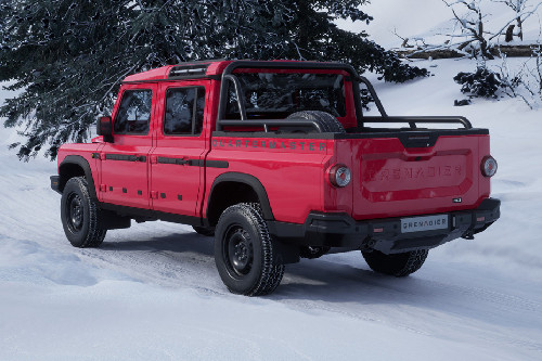 Rear Cross Side View of Ineos Grenadier Quartermaster