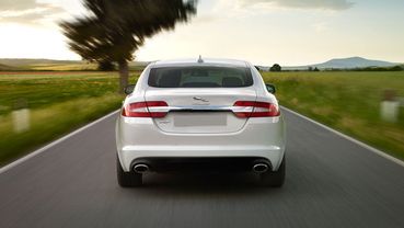Full Rear View of Jaguar XF Portfolio