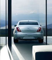 Full Rear View of Jaguar XJ Supersport LWB