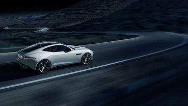 F Type Coupe Rear angle view