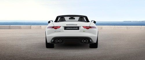 Full Rear View of Jaguar F-Type R AWD Convertible