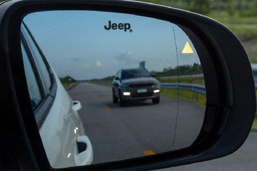 Jeep Commander Drivers Side Mirror Rear Angle