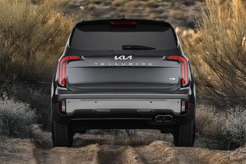 Full Rear View of KIA Telluride