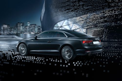 Rear Cross View of Audi A5 Coupe