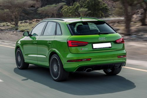 Rear Cross Side View of Audi RS Q3 (2017-2022)