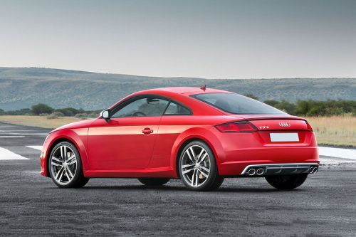 Rear Cross View of Audi TTS Coupe