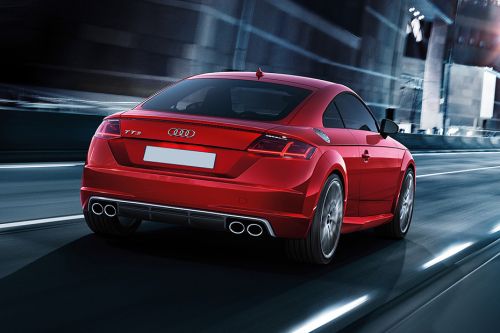 TTS Coupe Rear Low Angle View