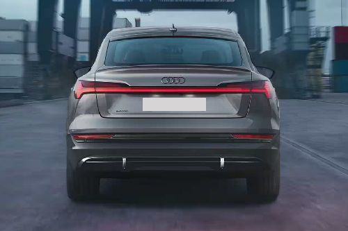 Full Rear View of Audi E-tron Sportback