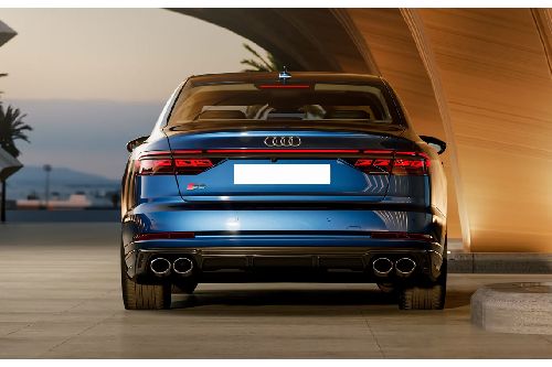 Full Rear View of Audi S8