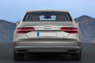 Full Rear View of Audi A8 L W12