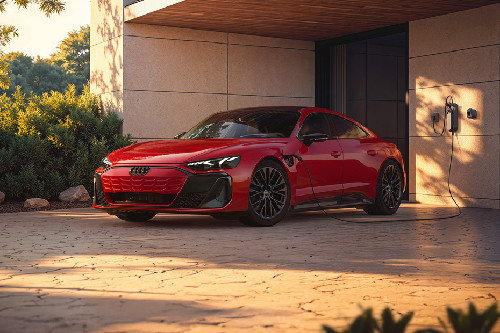 E-tron GT Front angle low view