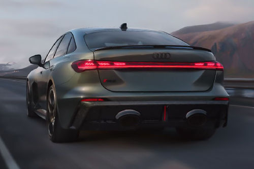 Full Rear View of Audi RS5