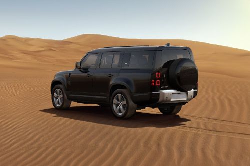 Rear Cross Side View of Land Rover DEFENDER 130