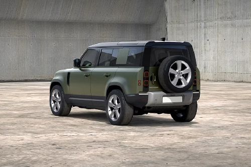 Rear Cross Side View of Land Rover DEFENDER 110