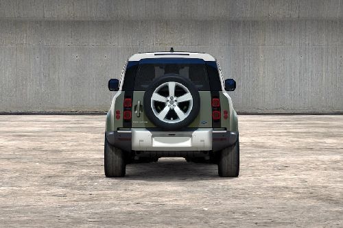 Full Rear View of Land Rover DEFENDER 90