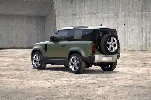 Rear Cross Side View of Land Rover DEFENDER 90