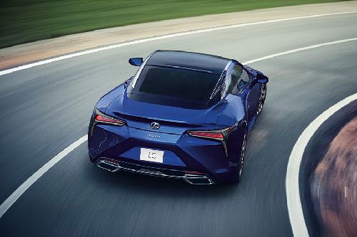 LC 500 Rear angle view