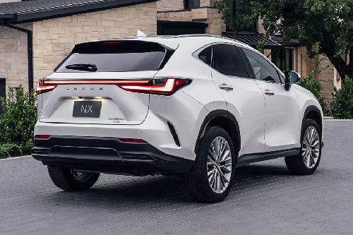 NX Hybrid Rear angle view