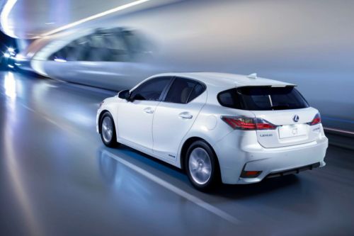 Rear Cross Side View of Lexus CT Hybrid