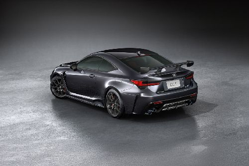 Rear Cross Side View of Lexus RC F