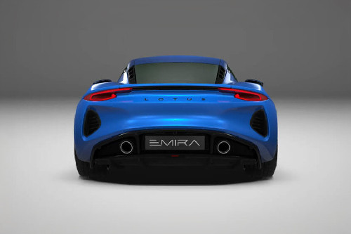 Full Rear View of Lotus EMIRA