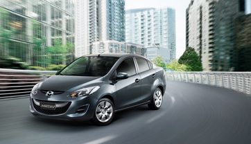 Mazda 2 Front Angle High View