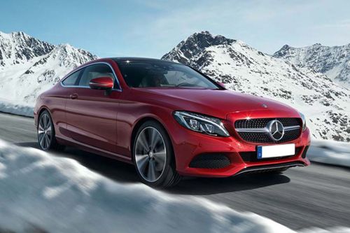 Mercedes-Benz C-Class Coupe Front Cross Side View