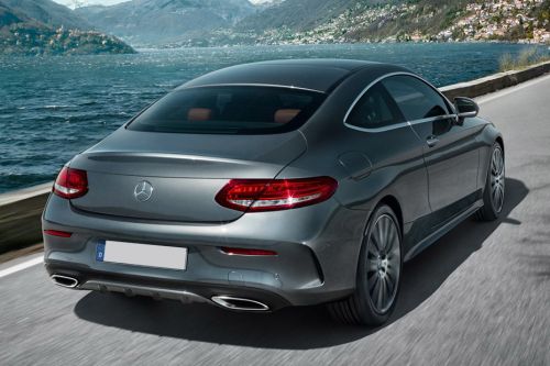 C-Class Coupe Rear angle view