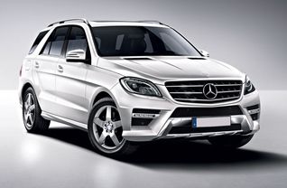 Mercedes-Benz M Class Front Medium View