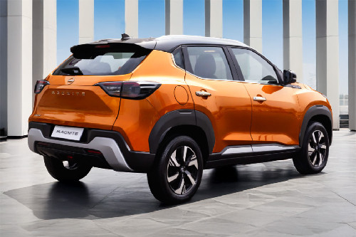 Magnite Rear angle view