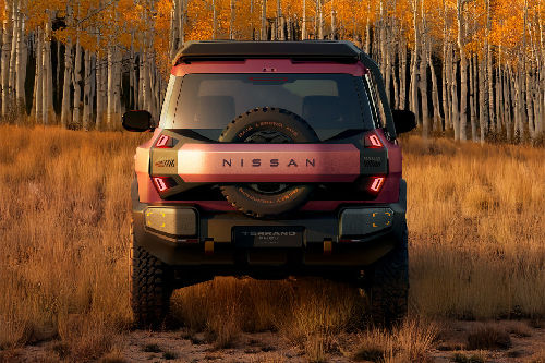 Full Rear View of Nissan Terrano PHEV 